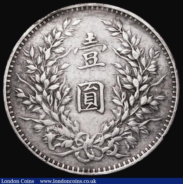 China Dollar (Yuan) Year 3 (1914) Y#329 Fine with some gentle edge bruises : World Coins : Auction 183 : Lot 896