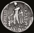 London Coins : A183 : Lot 1258 : Ancient Greece Tetradrachm, Thasos - Thrace (after 148BC), Obverse: Head of Dionysus right, wearing ...