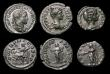 London Coins : A183 : Lot 1310 : Roman Denarius (7) Faustina Senior (148-161AD) Obverse: Draped bust right DIVA FAVSTINA, Reverse: Ve...