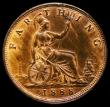 London Coins : A183 : Lot 1593 : Farthing 1888 Freeman 560 dies 7+F, UNC with around 40%lustre, in an LCGS holder and graded LCGS 80,...