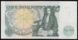 London Coins : A183 : Lot 22 : One Pound Somerset 1981 Isaac Newton B341 interesting serial number DU48 000002 AU