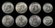 London Coins : A183 : Lot 2569 : Halfcrowns to Sixpences (9) Halfcrowns (5) 1915 EF, 1938 EF, 1944 A/UNC, 1945 UNC, 1954 UNC with som...
