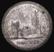 London Coins : A183 : Lot 659 : Shilling 19th Century Gloucestershire - Gloucester, Reverse: View of Gloucester cathedral, Davis 5, ...