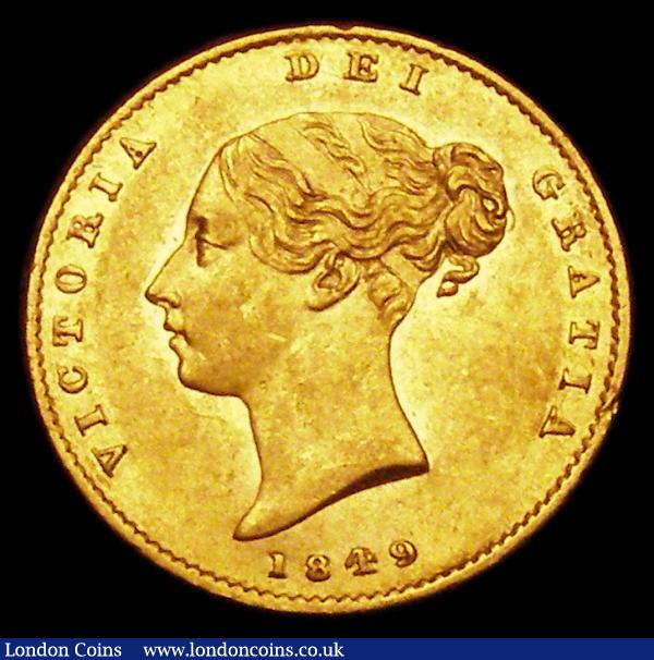 Half Sovereign 1849 Marsh 423, S.3859 NEF/VF : English Coins : Auction 184 : Lot 1698