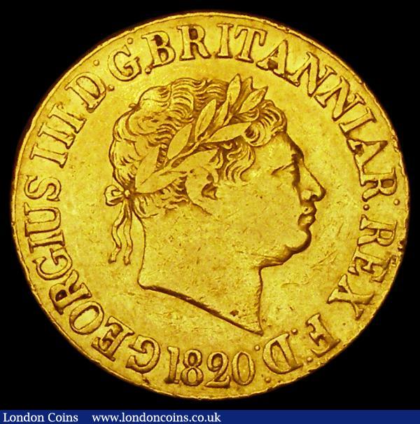 Sovereign 1820 Closed 2, Marsh 4B, S.3785C, Near Fine/Good Fine : English Coins : Auction 184 : Lot 1932