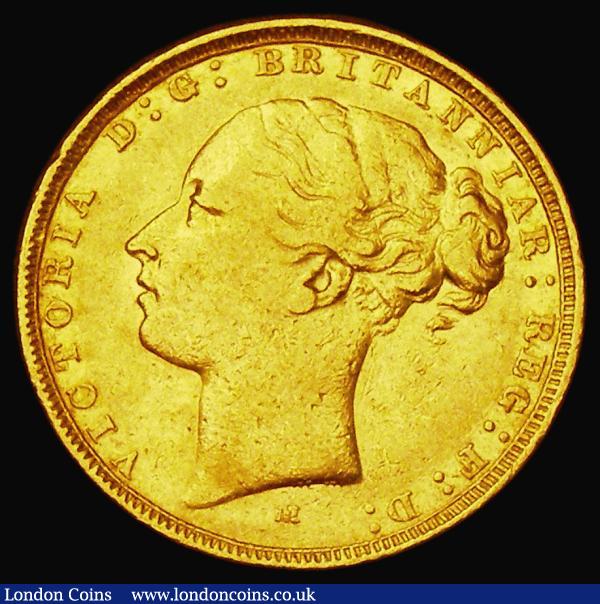 Sovereign 1880M George and the Dragon, Horse with long tail, W.W.buried in truncation, Good Fine with some contact marks and a gentle edge bruise : English Coins : Auction 184 : Lot 2034