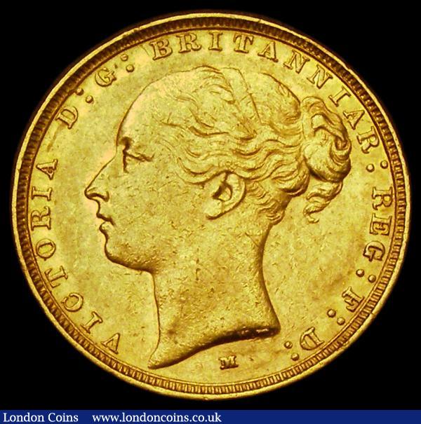 Sovereign 1887M Young Head, George and the Dragon, Marsh 109, S.3857C, Near VF : English Coins : Auction 184 : Lot 2088