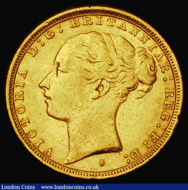 Sovereign 1887S Young Head, George and the Dragon, Marsh 124, S.3858E, NVF with some edge nicks : English Coins : Auction 184 : Lot 2091