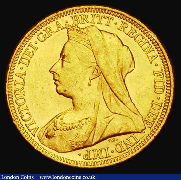 Sovereign 1896S Marsh 165, S.3877, GEF and lustrous with some contact marks : English Coins : Auction 184 : Lot 2107