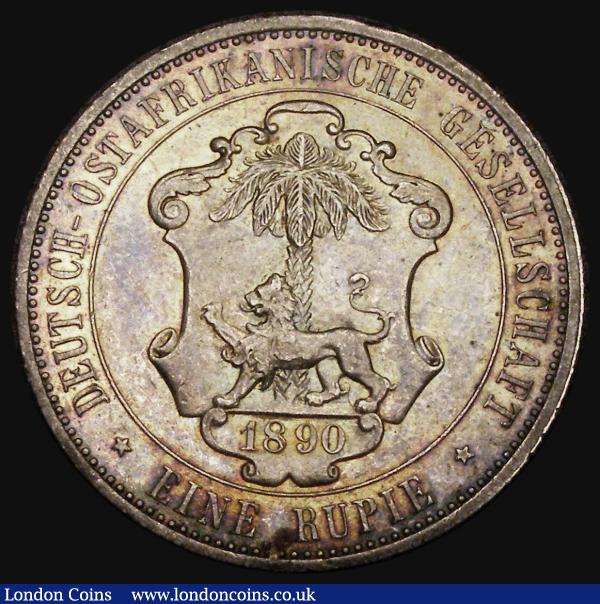 German East Africa One Rupie 1890 KM#2 VF with colourful tone : World Coins : Auction 184 : Lot 1178