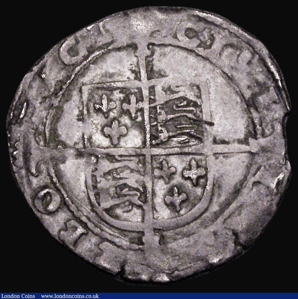 London Coins : A184 : Lot 1424 : Groat Henry VIII Posthumous Coinage, facing bust, York Mint, S.2409 no mintmark, 2.20 grammes, Fine ...