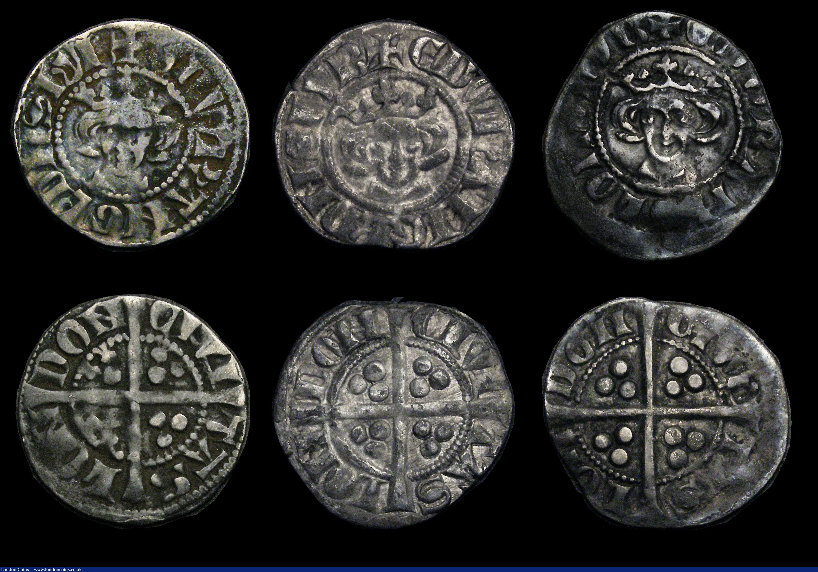 London Coins : A184 : Lot 1441 : Pennies Edward I (6) Class 1C (1), Class 4a (1), Class 4b (3), Class 9a (1), Near Fine to Good Fine