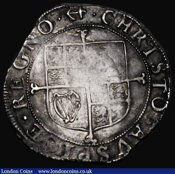 Shilling Charles I Group E, Fifth 'Aberystwyth' Bust, Large XII, S.2796 mintmark Anchor, upright on obverse, to the right on the reverse, 5.91 grammes, Fine with some scratches on the obverse, the reverse weakly struck in the centre : Hammered Coins : Auction 184 : Lot 1457