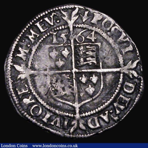 Threepence Elizabeth I 1564 S.2565 mintmark Pheon, 1.36 grammes, Fine/Good Fine : Hammered Coins : Auction 184 : Lot 1476