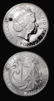 London Coins : A184 : Lot 419 : Britannia Silver Two Pounds in CGS holders (3) 1998 CGS 95, 2007 CGS 96 and 2008 CGS 97