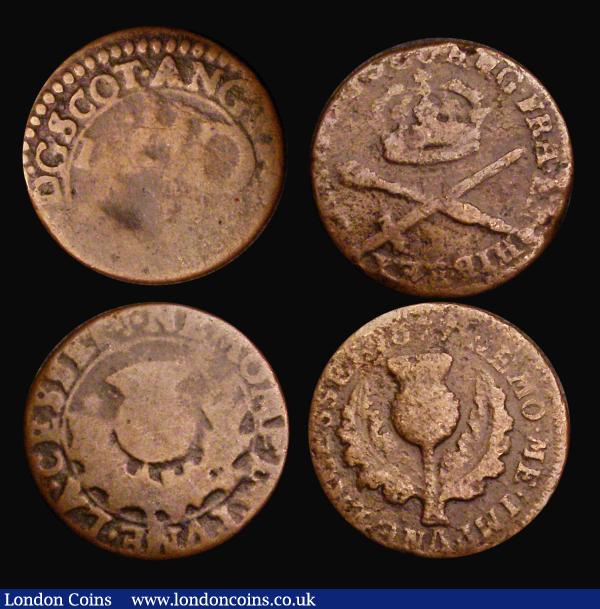 Scotland (4) Turner 1677 S.5630 VG, the date weak, Twopence, Coinage of 1663 (3) S.5625 Poor to VG : World Coins : Auction 185 : Lot 1540