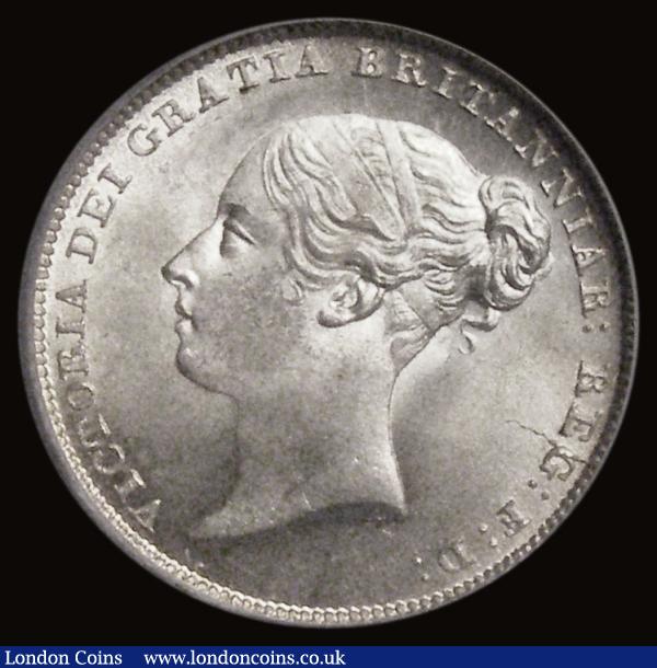 Sixpence 1846 ESC 1692, Bull 3180 Choice UNC and fully lustrous, an exceptional example with choice fields, in an LCGS holder and graded LCGS 85 : English Coins : Auction 185 : Lot 1820