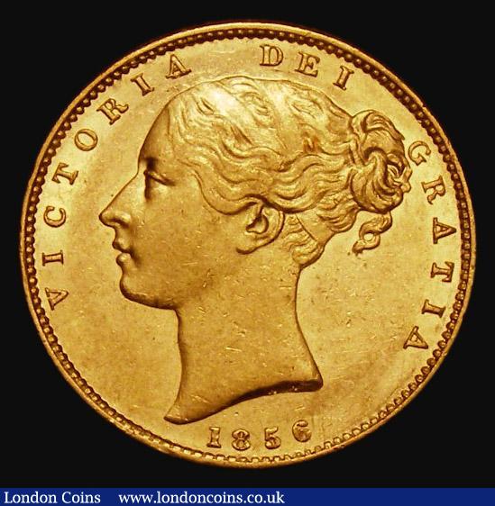 Sovereign 1856 Wide Date, type as Marsh 39, S.3852D, EF and lustrous, in an LCGS holder and graded LCGS 65 : English Coins : Auction 185 : Lot 1895
