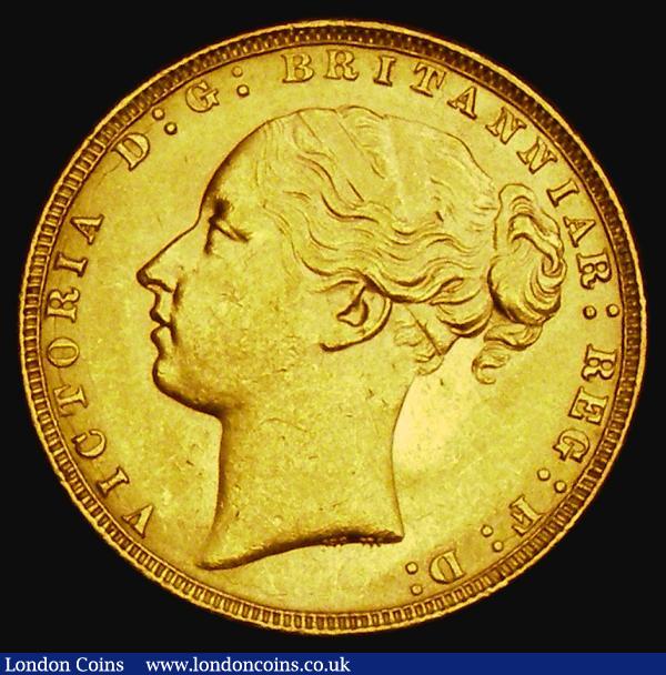 Sovereign 1872 George and the Dragon, WW buried in truncation, Horse with Long tail, Marsh 85, S.3856A, GEF and lustrous with some minor contact marks, exhibiting much eye appeal : English Coins : Auction 185 : Lot 1913