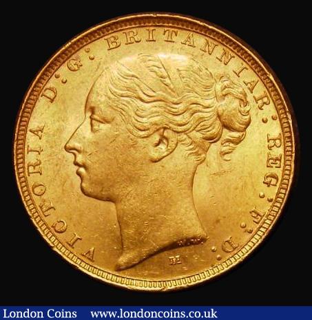 Sovereign 1883M George and the Dragon, WW complete on truncation, Horse with short tail, Small B.P. in exergue, Marsh 105A, S.3857C, GEF in an LCGS holder and graded LCGS 70 : English Coins : Auction 185 : Lot 1957