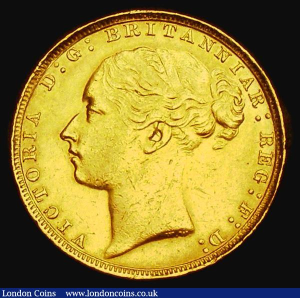 Sovereign 1884 WW complete on broad truncation, Marsh 92A, S.3856F, VF lightly cleaned : English Coins : Auction 185 : Lot 1961