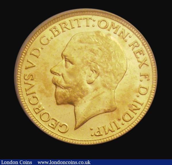 Sovereign 1931M Marsh 249, S.4000 EF and lustrous, in an LCGS holder and graded LCGS 65, rated as R2 by Marsh/Hill, one of only three Melbourne Mint dates bearing the George V Modified Effigy, all are rare and all are offered in this sale : English Coins : Auction 185 : Lot 2138