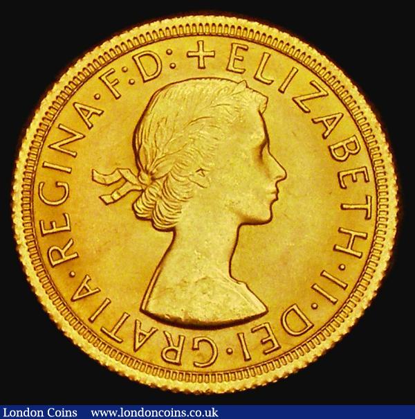 Sovereign 1966 Marsh 304, S.4125, UNC the obverse with some minor contact marks : English Coins : Auction 185 : Lot 2149