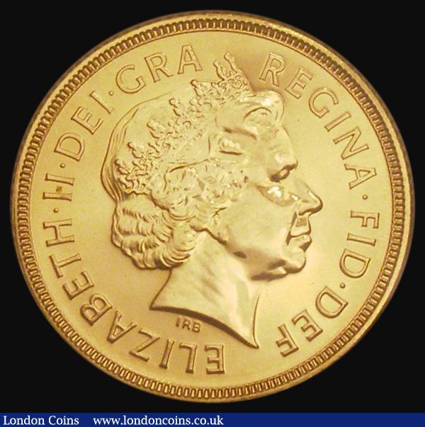 Sovereign 2002 Shield Reverse, Marsh 316, S.SC5 BU still sealed in the original Royal Mint plastic : English Coins : Auction 185 : Lot 2160