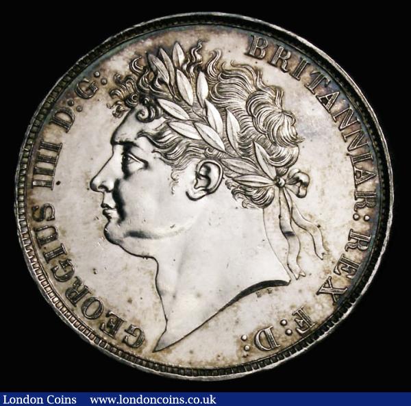 Crown 1822 TERTIO ESC 252, Bull 2320, in an LCGS holder and graded LCGS 75 : English Coins : Auction 185 : Lot 2212
