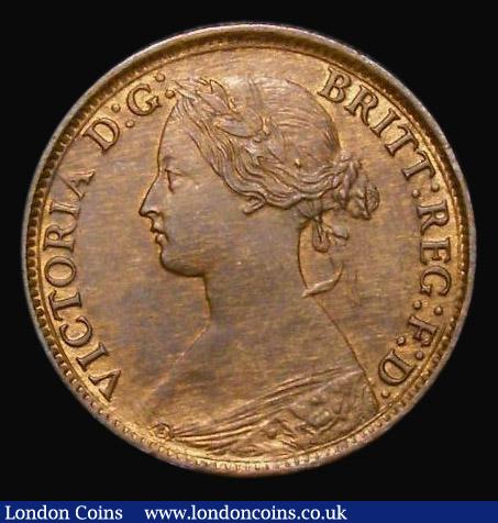 Farthing 1861 5 Berries, Freeman 503 dies 3+B EF in an LCGS holder and graded LCGS 60  : English Coins : Auction 185 : Lot 2332