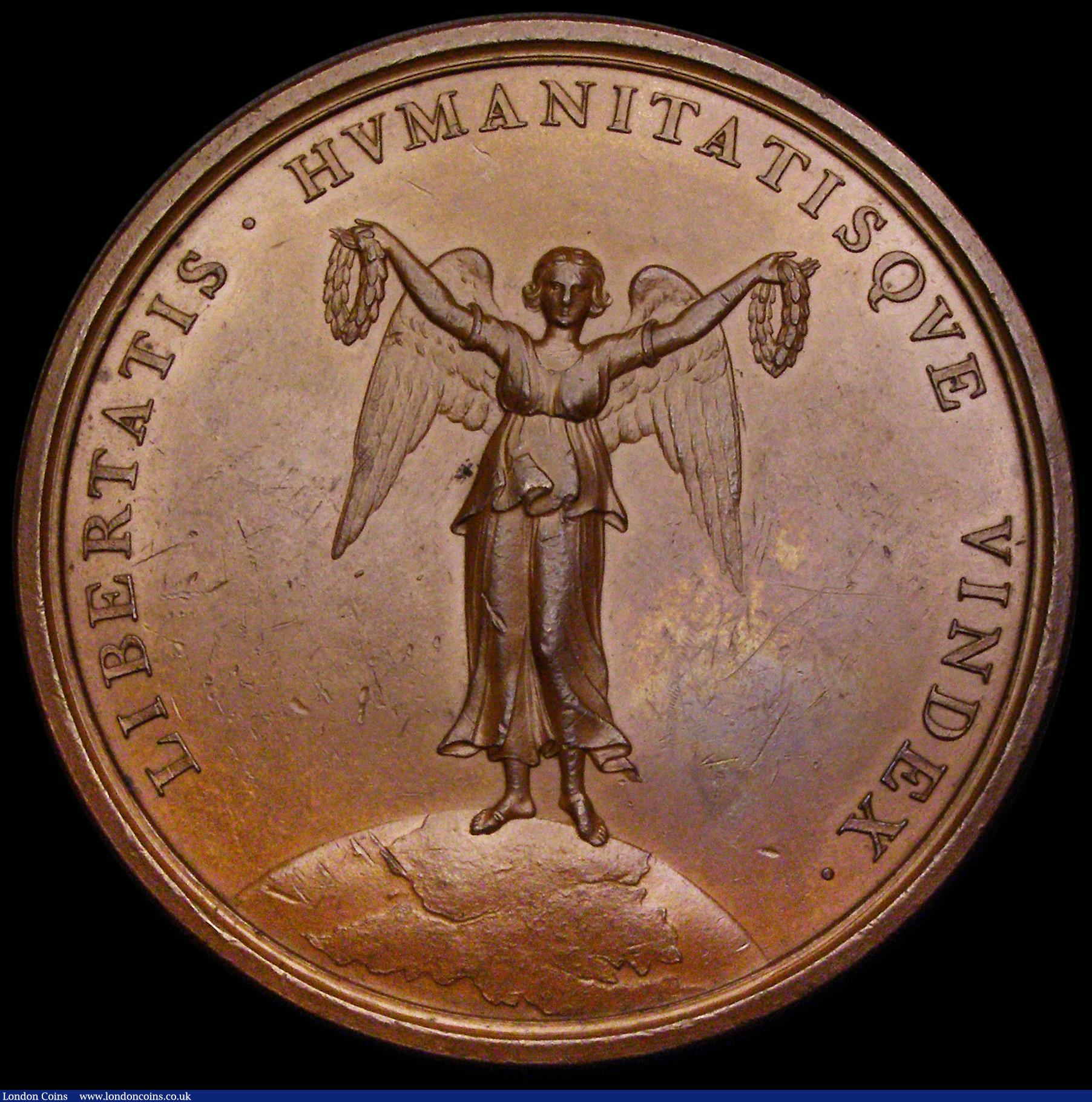 London Coins : A185 : Lot 1099 : Death of Charles James Fox 1806 54mm diameter in bronze by T. Webb, Obverse: Bust Right, draped, C.I...