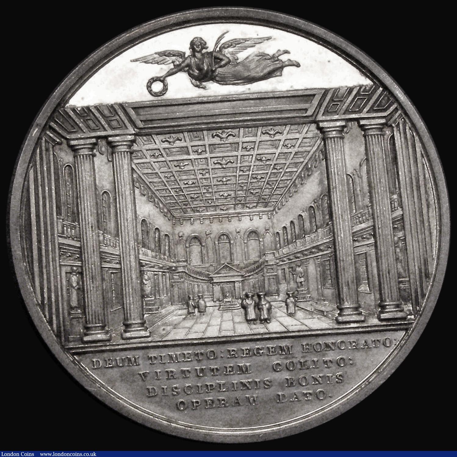 London Coins : A185 : Lot 1172 : Prince Albert Installed as Chancellor of Cambridge University 1847 44mm diameter in silver, unsigned...