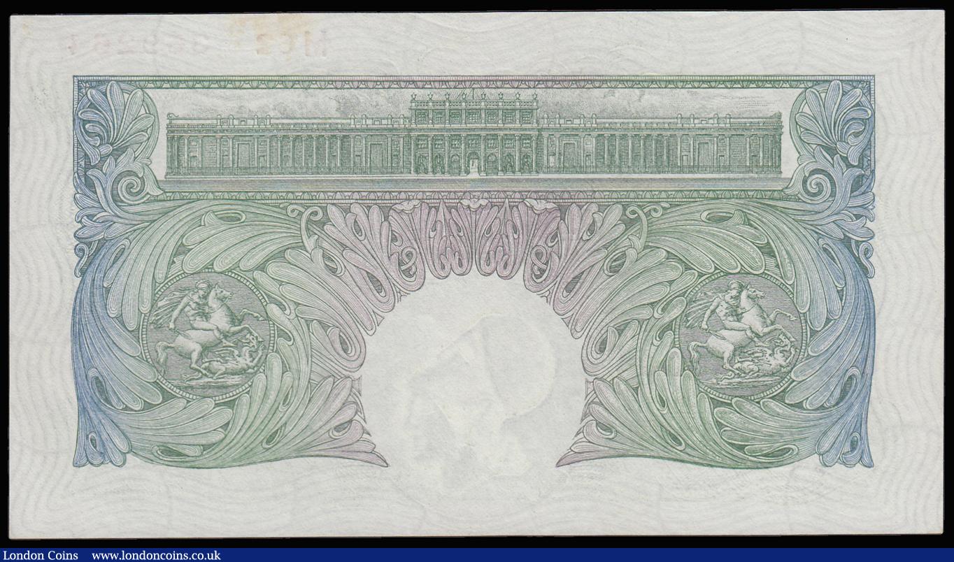 London Coins : A185 : Lot 139 : One Pound Catterns B225 issued 1930 M62 369264 AU faint small stain reverse