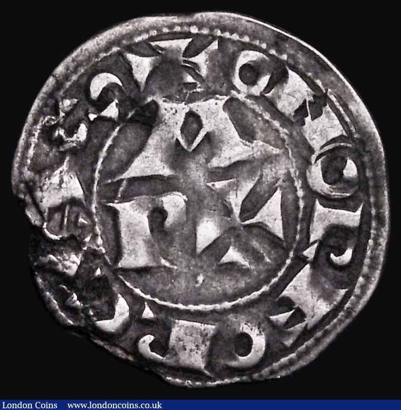 London Coins : A185 : Lot 1424 : French States - Lordship of B&eacute;arn (c.1080-1250) Denier Immobilised in the name of Centule, Ob...