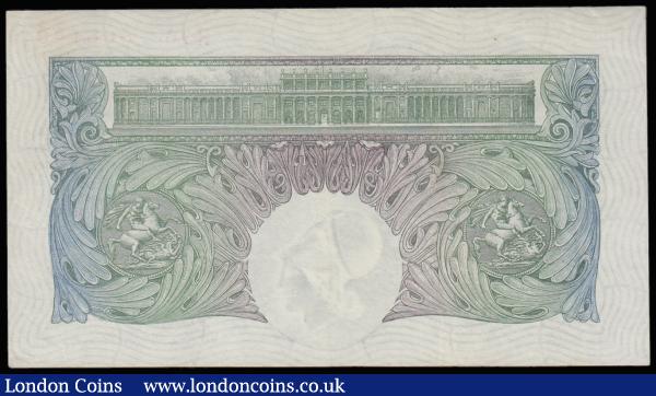 One Pound Catterns B225 issued 1930 R76 868140 AU-Unc : English Banknotes : Auction 185 : Lot 143