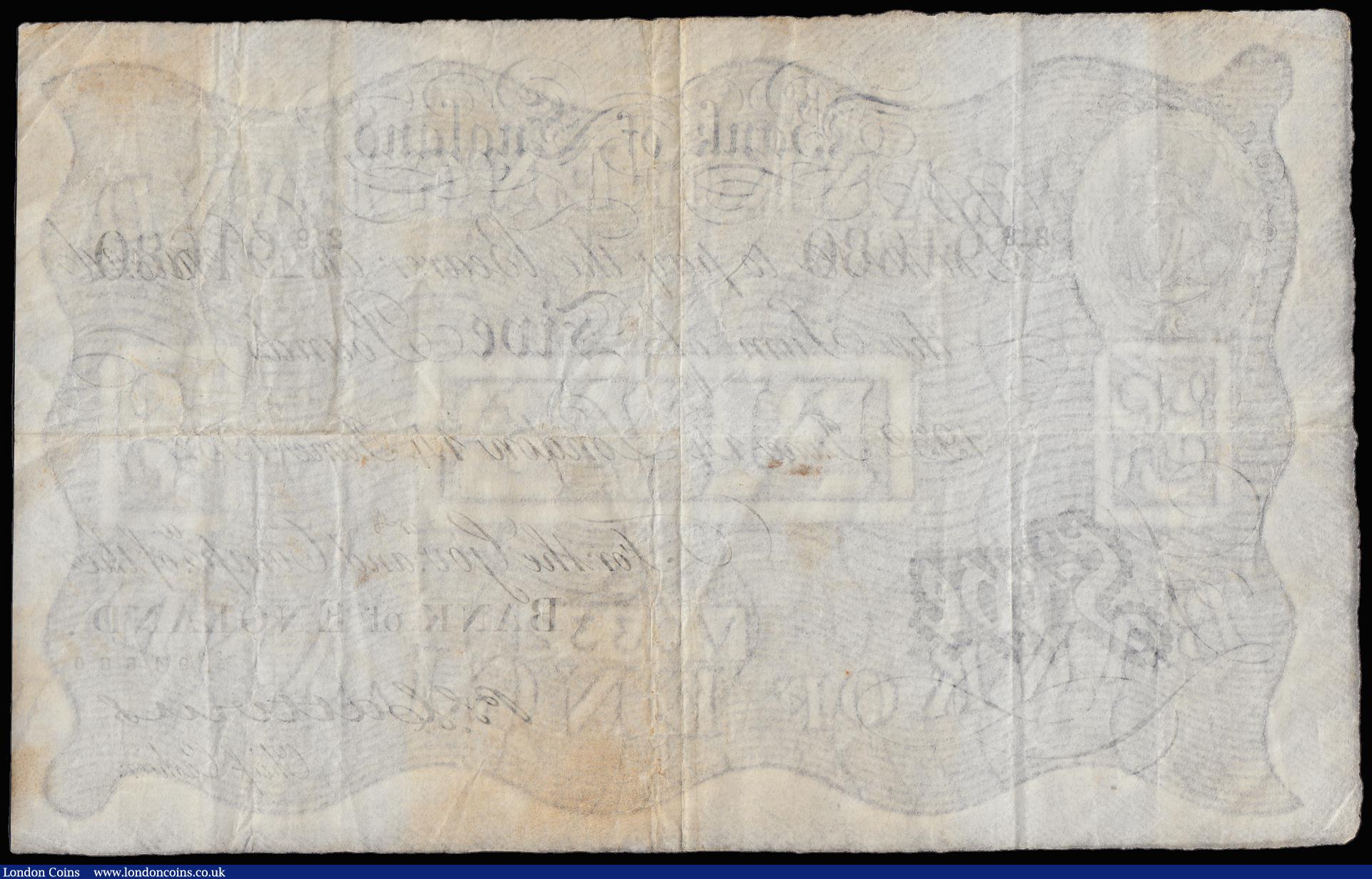 London Coins : A185 : Lot 148 : Five Pounds Catterns B228. 14th June 1932. 219/J 91680. Fine