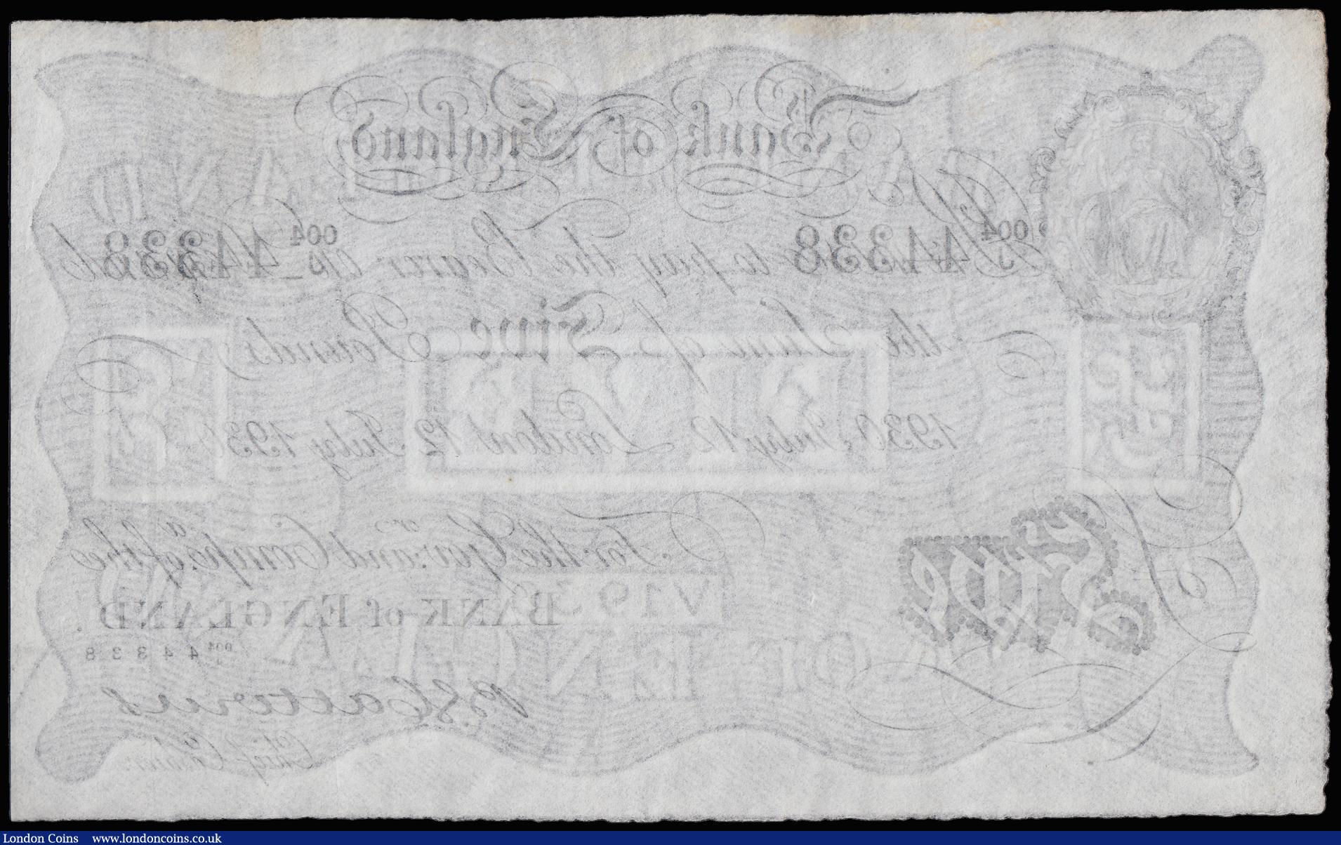 London Coins : A185 : Lot 150 : Five Pounds Catterns white B228 dated 12 July 1930 series 004/J 44338, Pick328a, EF with some minor ...