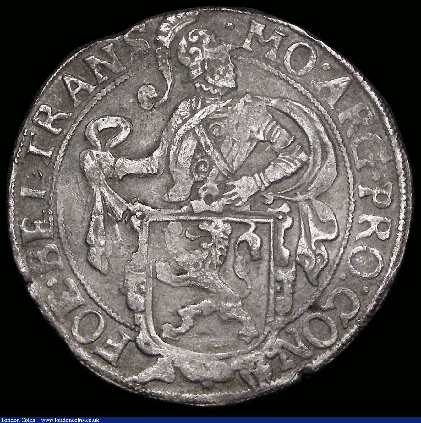 London Coins : A185 : Lot 1508 : Netherlands - Utrecht Daalder 1616 KM#13 Fine, with waterworn surfaces and some scratches on the rev...