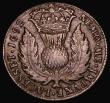 London Coins : A185 : Lot 1544 : Scotland Bawbee 1692 Mintmark: Rosette, S.5667 About Fine/Fine on a slightly porous flan