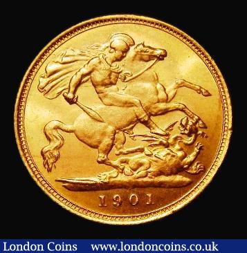 London Coins : A185 : Lot 1765 : Half Sovereign 1901 Marsh 496, S.3878, Lustrous UNC and choice, in an LCGS holder and graded LCGS 82