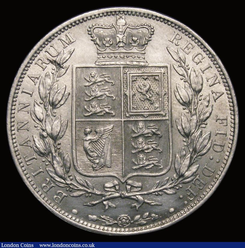 London Coins : A185 : Lot 1774 : Halfcrown 1882 ESC 710, Bull 2761, UNC or very near so and lustrous, in an LCGS holder and graded LC...