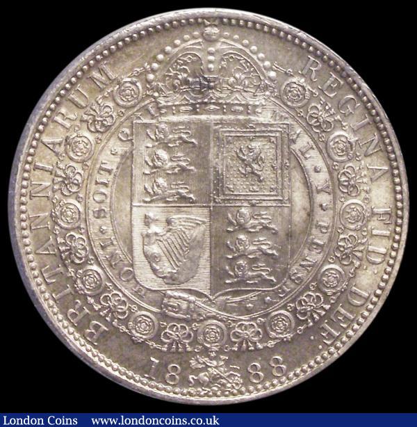 Halfcrown 1888 ESC 721, Bull 2773, AU/UNC and lustrous, in an LCGS holder and graded LCGS 78 : English Coins : Auction 185 : Lot 1779
