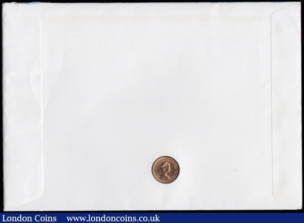 Numismatic Cover 1998 comprising Gold Sovereign 1981 UNC and set of 7x stamps, with 2x Royal Wedding issues 14p and 25p, with 5x 26p issues Memorial portraits of Diana, Princess of Wales, on the commemorative envelope of issue : English Coins : Auction 185 : Lot 1875