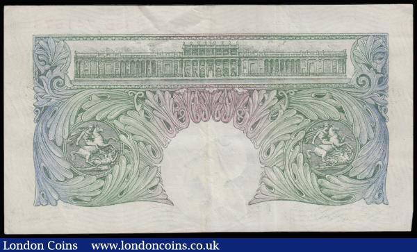 One Pound Peppiatt B260 issued 1948 last run H36B 741673, VF scarce the first one we have offered since 2012 : English Banknotes : Auction 185 : Lot 188