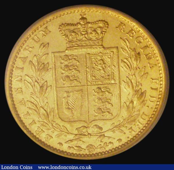 Sovereign 1849 Marsh 32, S.3852 EF in an LCGS holder and graded LCGS 65 : English Coins : Auction 185 : Lot 1887