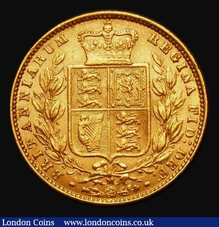 London Coins : A185 : Lot 1928 : Sovereign 1874M Shield Reverse, 4 of date with lower part of serif joined to right of base, LCGS var...