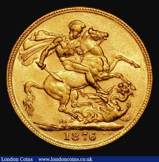 London Coins : A185 : Lot 1933 : Sovereign 1876M George and the Dragon, Marsh 98, S.3857, EF in an LCGS holder and graded LCGS 65