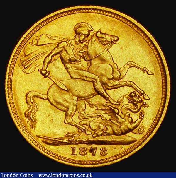 Sovereign 1878M George and the Dragon, Marsh 100, S.3857, GVF : English Coins : Auction 185 : Lot 1938