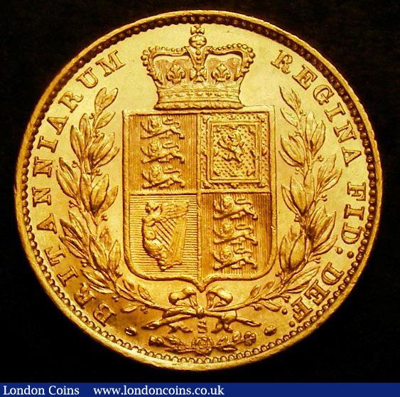 Sovereign 1878S Shield Reverse, Marsh 74, S.3855, EF/GEF the reverse lustrous, in an LCGS holder and graded LCGS 65 : English Coins : Auction 185 : Lot 1939