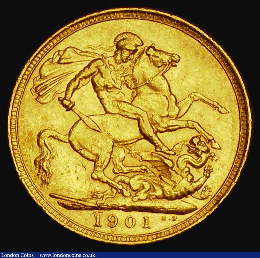 London Coins : A185 : Lot 2026 : Sovereign 1901 Marsh 152, S.3874 NVF/VF